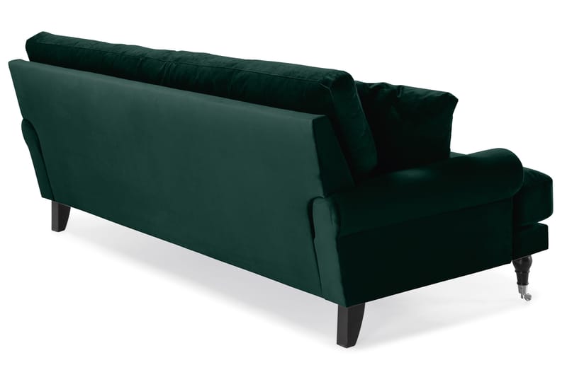 Andrew 3-personers Fløjlssofa - Grøn - Møbler - Sofaer - Velour sofaer