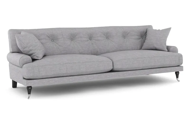 Andrew 3-personers Stofsofa - Grå - Møbler - Sofaer - 3 personers sofa