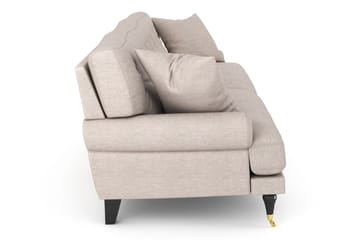 Andrew 3-personers Stofsofa - Beige - Møbler - Sofaer - 3 personers sofa