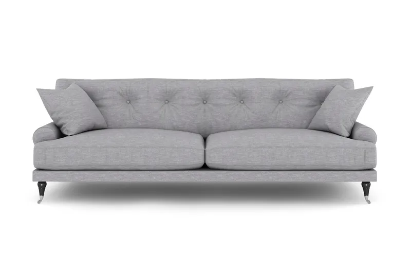 Andrew 3-personers Stofsofa, Grå