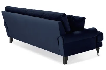 Andrew 3-personers Fløjlssofa - Blå - Møbler - Sofaer - Velour sofaer