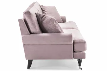 Andrew 3-personers Fløjlssofa - Lilla - Møbler - Sofaer - Velour sofaer