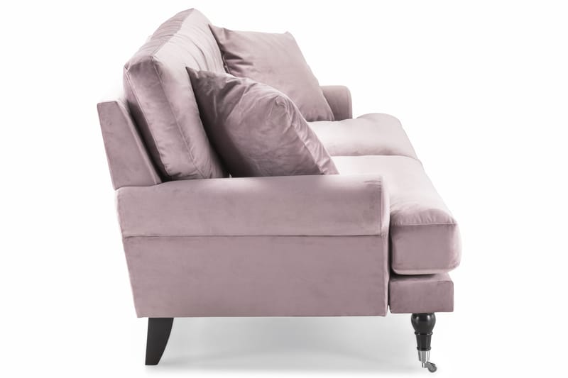 Andrew 3-personers Fløjlssofa - Lilla - Møbler - Sofaer - Velour sofaer