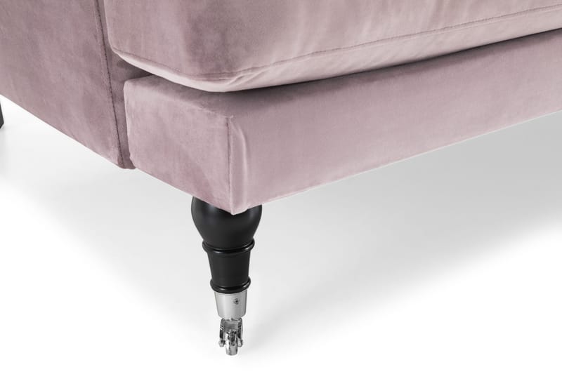 Andrew 3-personers Fløjlssofa - Lilla - Møbler - Sofaer - Velour sofaer