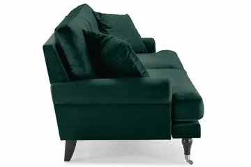 Andrew 3-personers Fløjlssofa - Grøn - Møbler - Sofaer - Velour sofaer