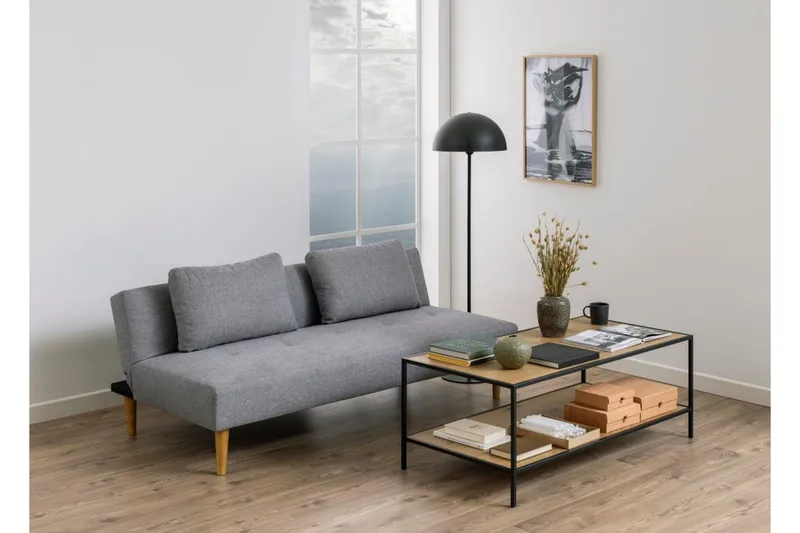 Antja Sovesofa 3-personers - Lysegrå - Møbler - Sofaer - Sovesofaer