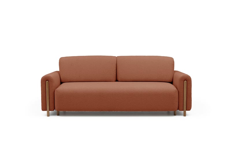 Arcadova 3-personers Sofa, Brun