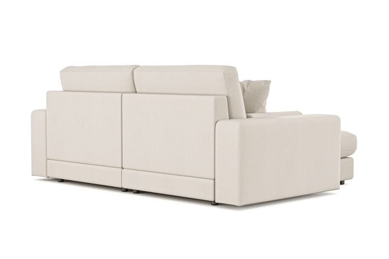 Arken Lyx 3-personers Vendbar L-formet Dyb Chaiselongsofa i stof - Lys beige - Møbler - Sofaer - Sofa med chaiselong