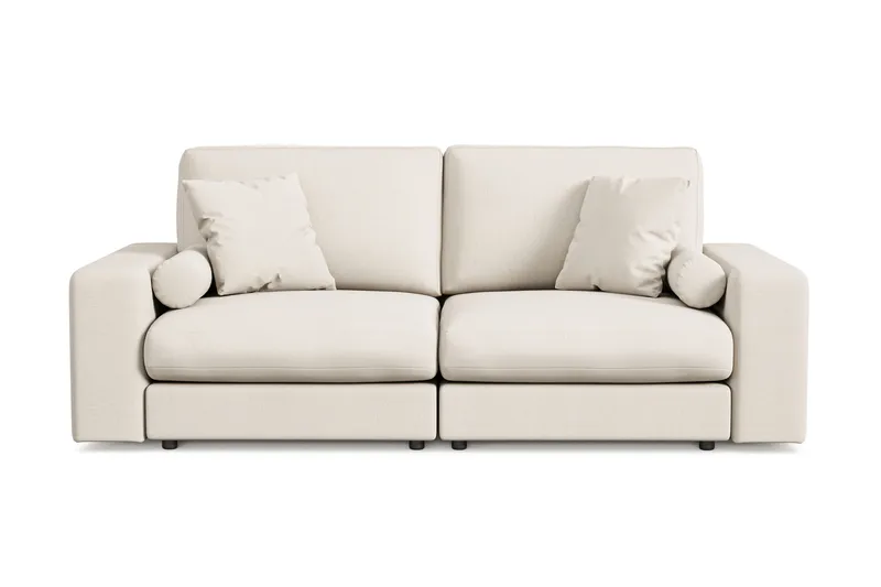 Arken Lyx 3-personers Dyb Sofa i stof - Lys beige - Møbler - Sofaer - 3 personers sofa