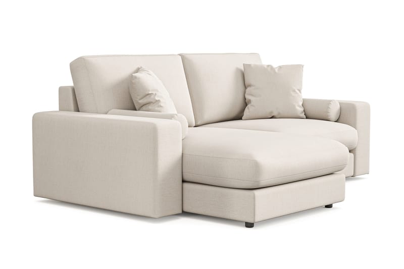 Arken Lyx 3-personers Vendbar L-formet Dyb Chaiselongsofa i stof - Lys beige - Møbler - Sofaer - Sofa med chaiselong