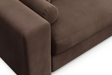 Arken Lyx 3-personers Dyb Sofa i Manchester - Brun - Møbler - Sofaer - 3 personers sofa