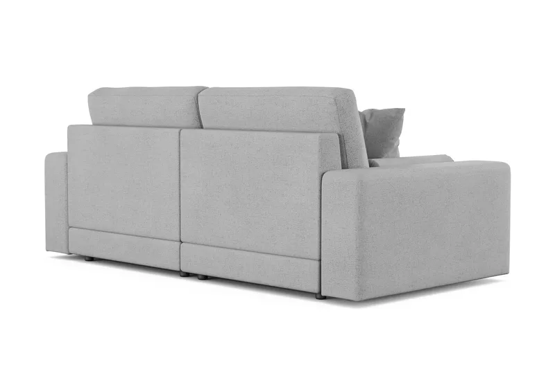 Arken Lyx 3-personers Dyb Sofa i stof - Lysegrå - Møbler - Sofaer - 3 personers sofa