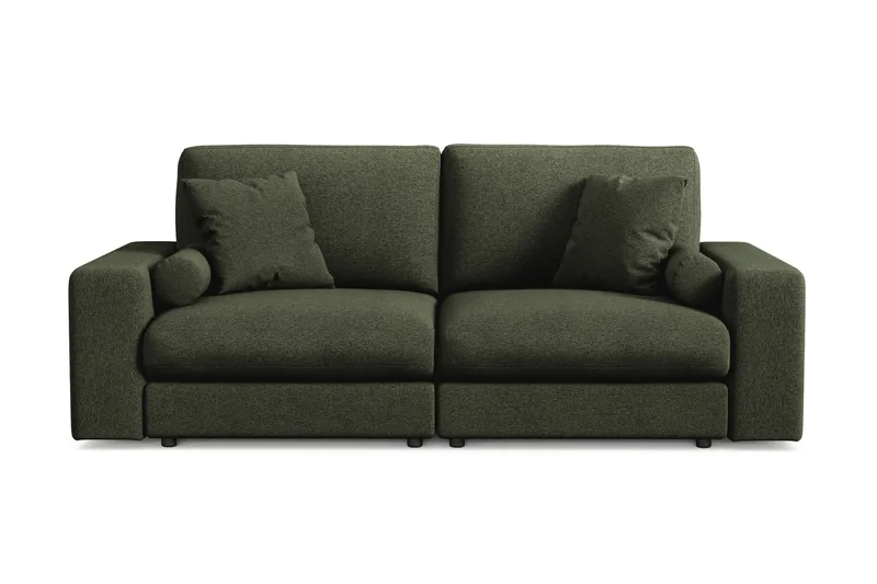 Arken Lyx 3-personers Dyb Sofa i stof - Grøn - Møbler - Sofaer - 3 personers sofa