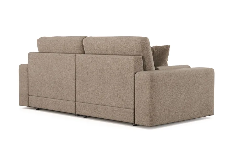 Arken Lyx 3-personers Dyb Sofa i stof - Brun - Møbler - Sofaer - 3 personers sofa