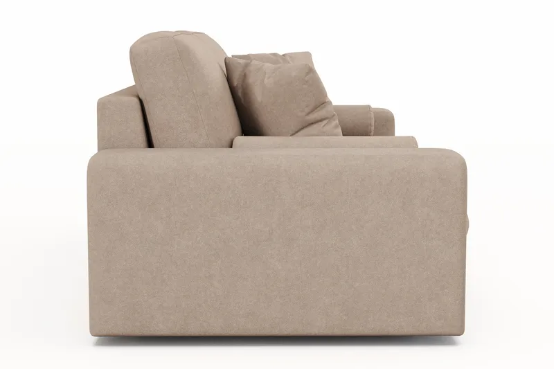 Arken Lyx 3-personers Dyb Sofa i stof - Beige - Møbler - Sofaer - 3 personers sofa