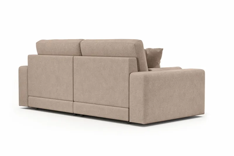 Arken Lyx 3-personers Dyb Sofa i stof - Beige - Møbler - Sofaer - 3 personers sofa