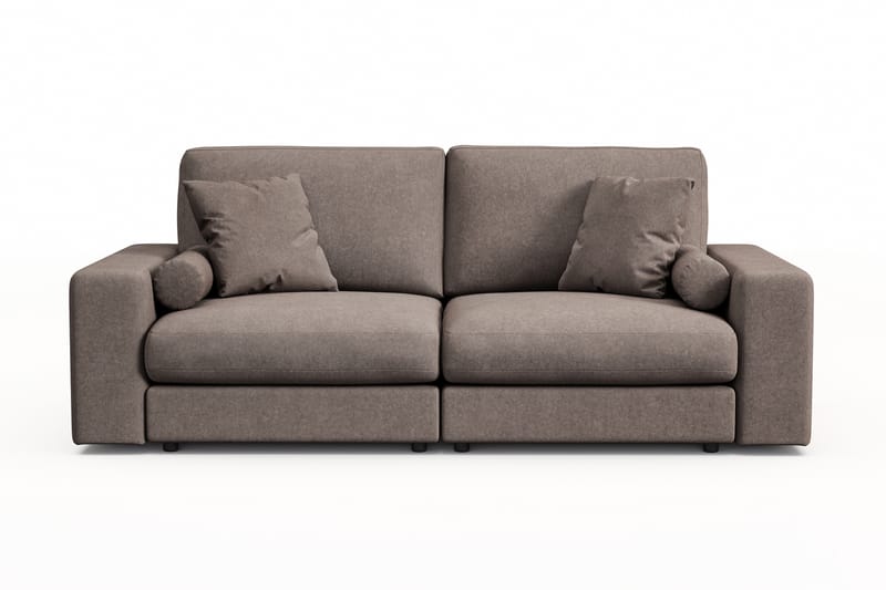 Arken Lyx 3-personers Dyb Sofa i stof - Brun - Møbler - Sofaer - 3 personers sofa