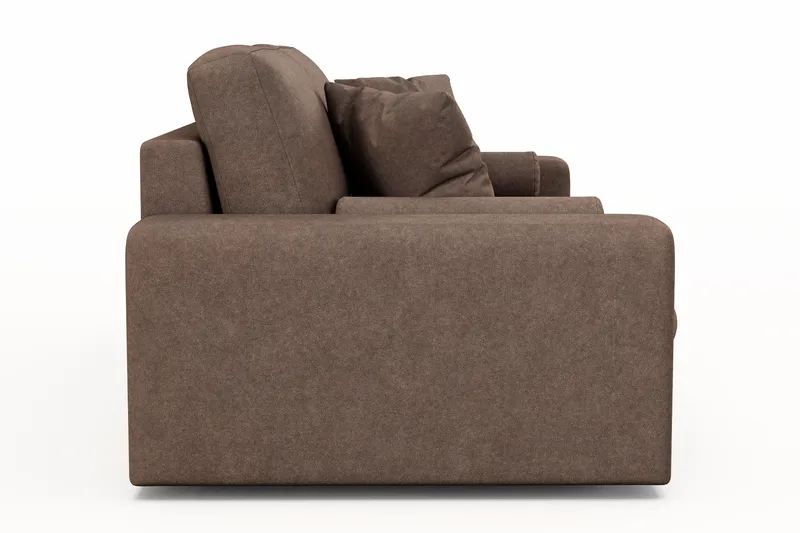 Arken Lyx 3-personers Dyb Sofa i stof - Brun - Møbler - Sofaer - 3 personers sofa
