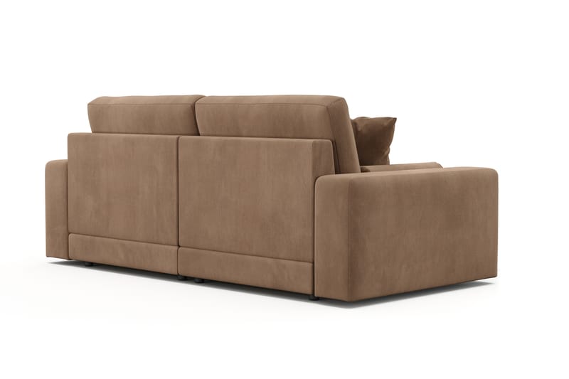 Arken Lyx 3-personers Dyb Sofa i Manchester - Brun - Møbler - Sofaer - 3 personers sofa