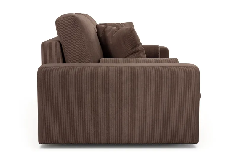 Arken Lyx 3-personers Dyb Sofa i Manchester - Brun - Møbler - Sofaer - 3 personers sofa