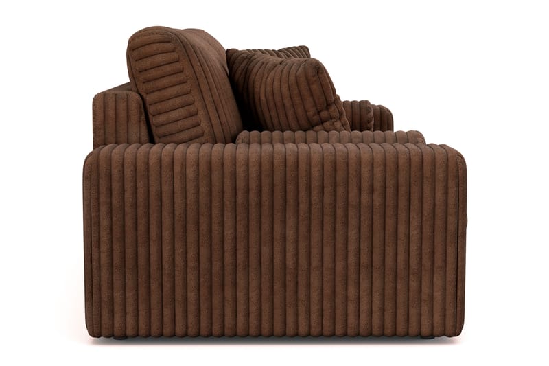 Arken Lyx 3-personers Dyb Sofa i Manchester - Mørkebrun - Møbler - Sofaer - 3 personers sofa