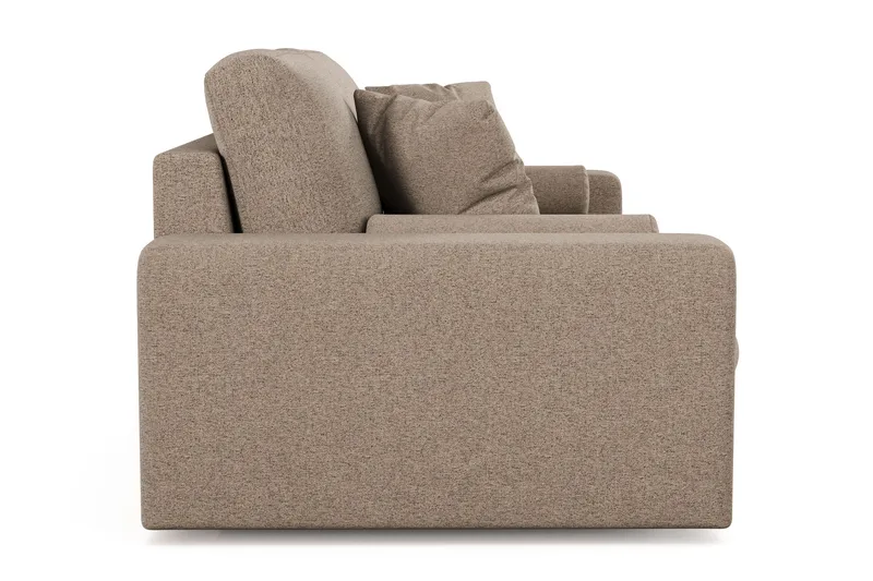 Arken Lyx 3-personers Dyb Sofa i stof - Brun - Møbler - Sofaer - 3 personers sofa