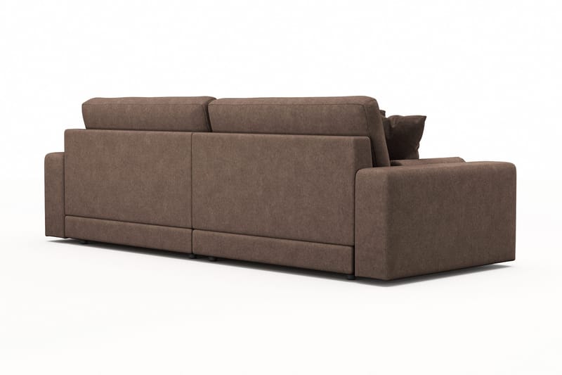 Arken Lyx 4-personers Dyb Sofa i stof - Brun - Møbler - Sofaer - 4 personers sofa