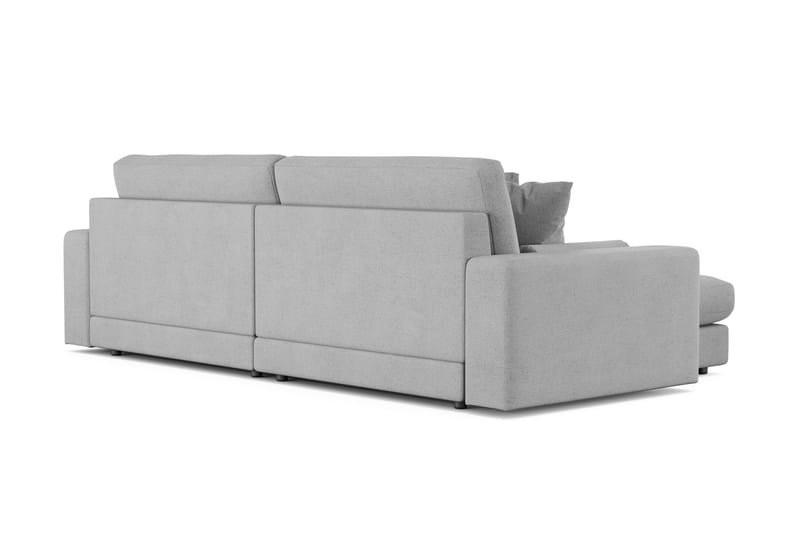 Arken Lyx 4-personers Vendbar L-formet Dyb Chaiselongsofa i stof - Lysegrå - Møbler - Sofaer - Sofa med chaiselong