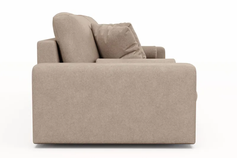 Arken Lyx 4-personers Dyb Sofa i stof - Beige - Møbler - Sofaer - 4 personers sofa