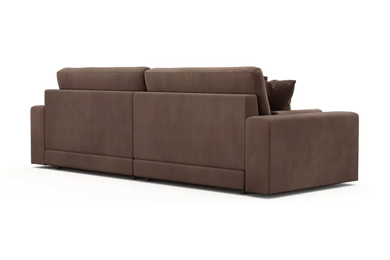 Arken Lyx 4-personers Dyb Sofa i Manchester - Brun - Møbler - Sofaer - 4 personers sofa