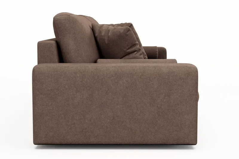 Arken Lyx 4-personers Dyb Sofa i stof - Brun - Møbler - Sofaer - 4 personers sofa