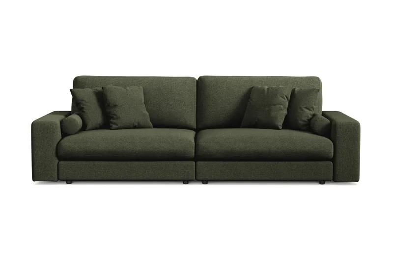Arken Lyx 4-personers Dyb Sofa i stof - Grøn - Møbler - Sofaer - 4 personers sofa