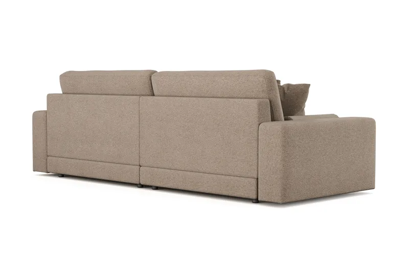 Arken Lyx 4-personers Dyb Sofa i stof - Brun - Møbler - Sofaer - 4 personers sofa