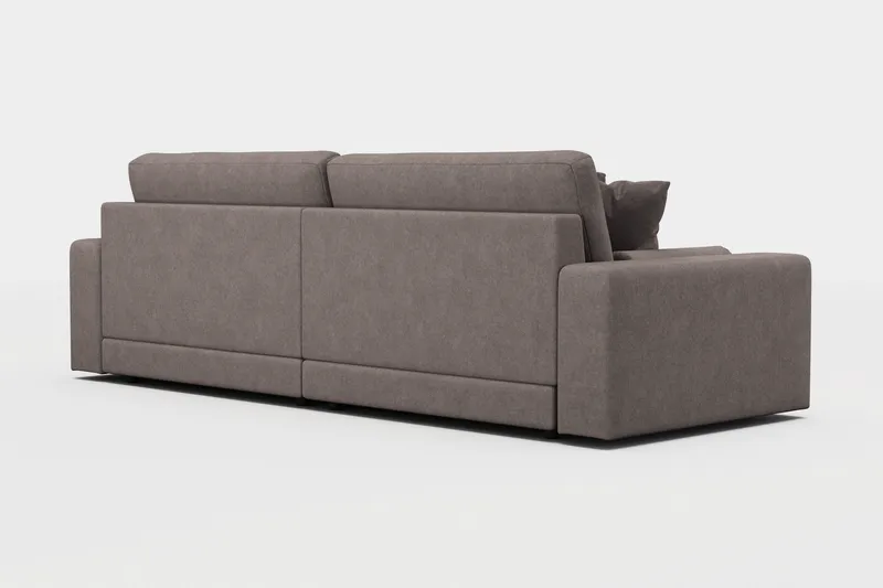 Arken Lyx 4-personers Dyb Sofa i stof - Brun - Møbler - Sofaer - 4 personers sofa
