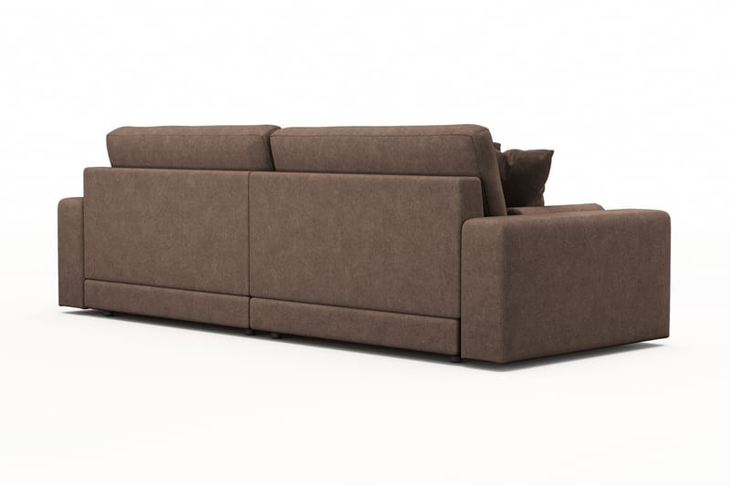 Arken Lyx 4-personers Dyb Sofa i stof - Brun - Møbler - Sofaer - 4 personers sofa