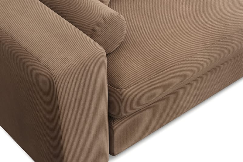Arken Lyx 4-personers Dyb Sofa i Manchester - Brun - Møbler - Sofaer - 4 personers sofa