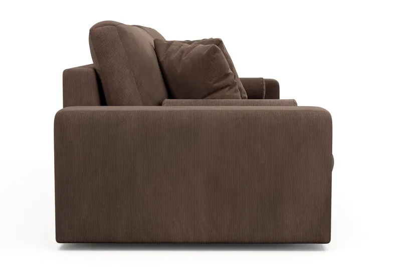 Arken Lyx 4-personers Dyb Sofa i Manchester - Brun - Møbler - Sofaer - 4 personers sofa