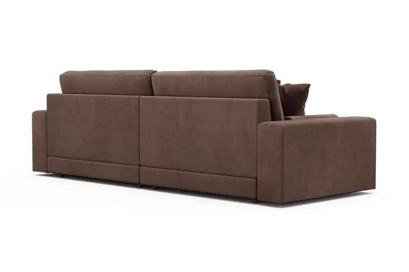 Arken Lyx 4-personers Dyb Sofa i Manchester - Brun - Møbler - Sofaer - 4 personers sofa