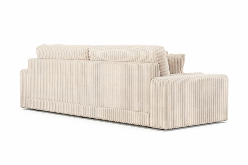 Arken Lyx 4-personers Dyb Sofa i Manchester - Beige - Møbler - Sofaer - 4 personers sofa
