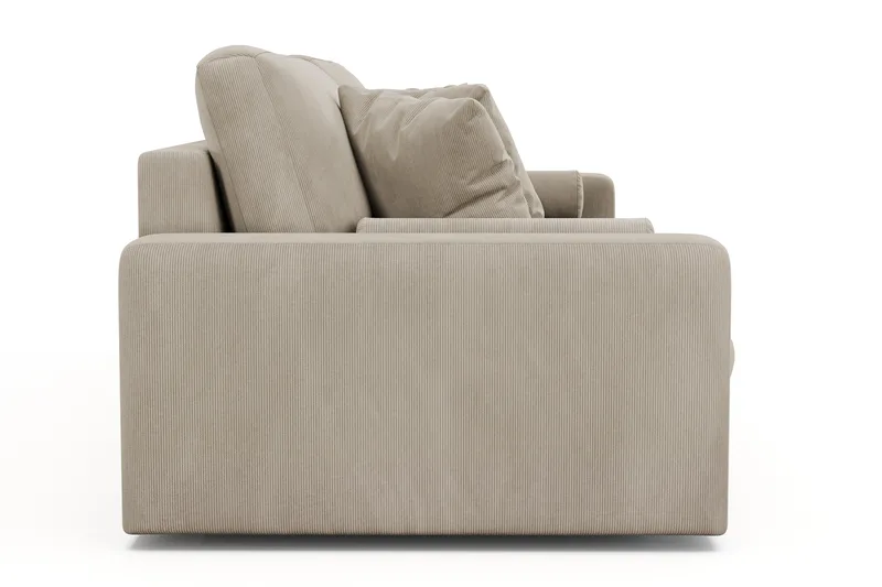 Arken Lyx 4-personers Dyb Sofa i Manchester - Greige - Møbler - Sofaer - 4 personers sofa