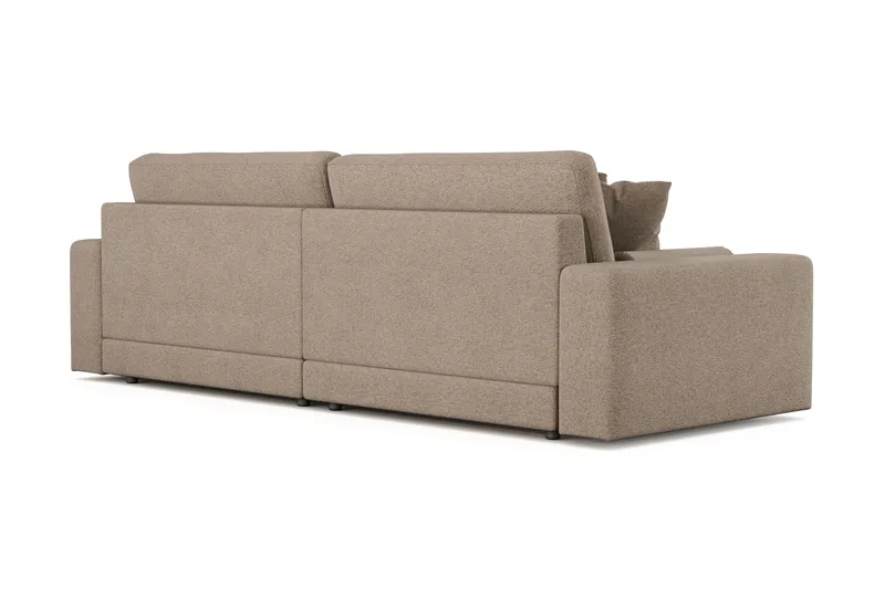 Arken Lyx 4-personers Dyb Sofa i stof - Brun - Møbler - Sofaer - 4 personers sofa