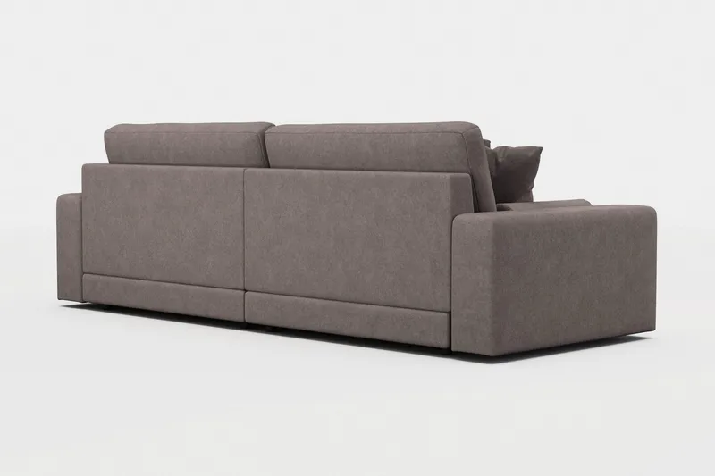 Arken Lyx 4-personers Dyb Sofa i stof - Brun - Møbler - Sofaer - 4 personers sofa