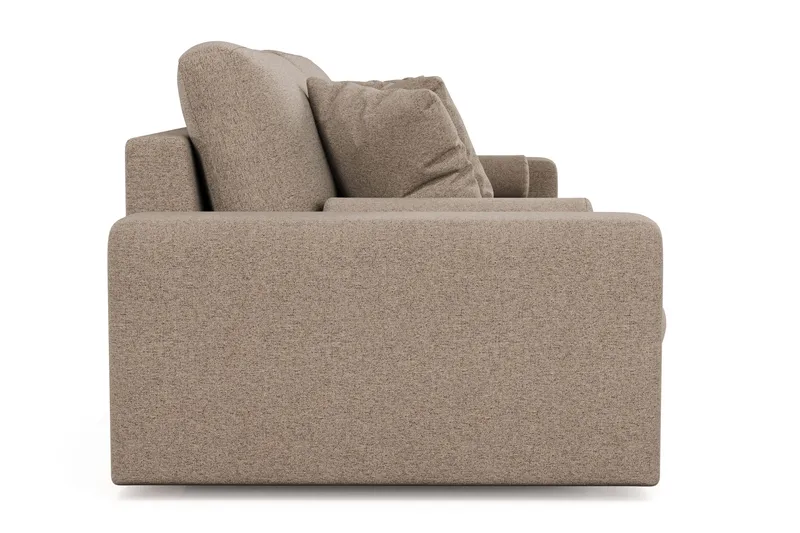 Arken Lyx 4-personers Dyb Sofa i stof - Brun - Møbler - Sofaer - 4 personers sofa