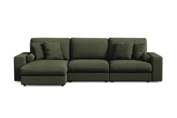 Arken Lyx 5-personers Vendbar L-formet Dyb Chaiselongsofa i stof