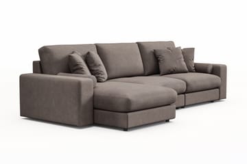 Arken Lyx 5-personers Vendbar L-formet Dyb Chaiselongsofa i stof