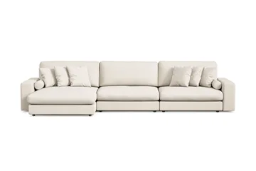 Arken Lyx 6-personers Vendbar L-formet Dyb Chaiselongsofa i stof