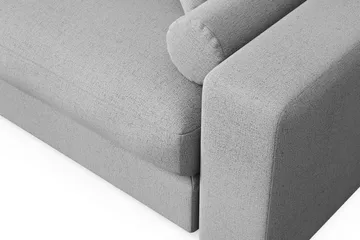 Arken Lyx dyb, vendbar L-formet 4-personers chaiselongsofa i stof - Lysegrå - Møbler - Sofaer - Sofa med chaiselong