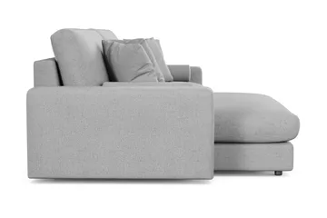 Arken Lyx dyb, vendbar L-formet 4-personers chaiselongsofa i stof - Lysegrå - Møbler - Sofaer - Sofa med chaiselong