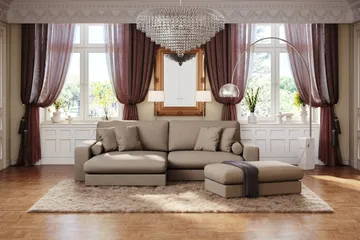 Arken Lyx dyb, vendbar L-formet 4-personers chaiselongsofa i stof - Brun - Møbler - Sofaer - Sofa med chaiselong