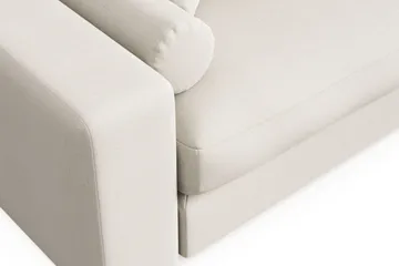 Arken Lyx dyb, vendbar L-formet 6-personers chaiselongsofa i stof - Lys beige - Møbler - Sofaer - Sofa med chaiselong